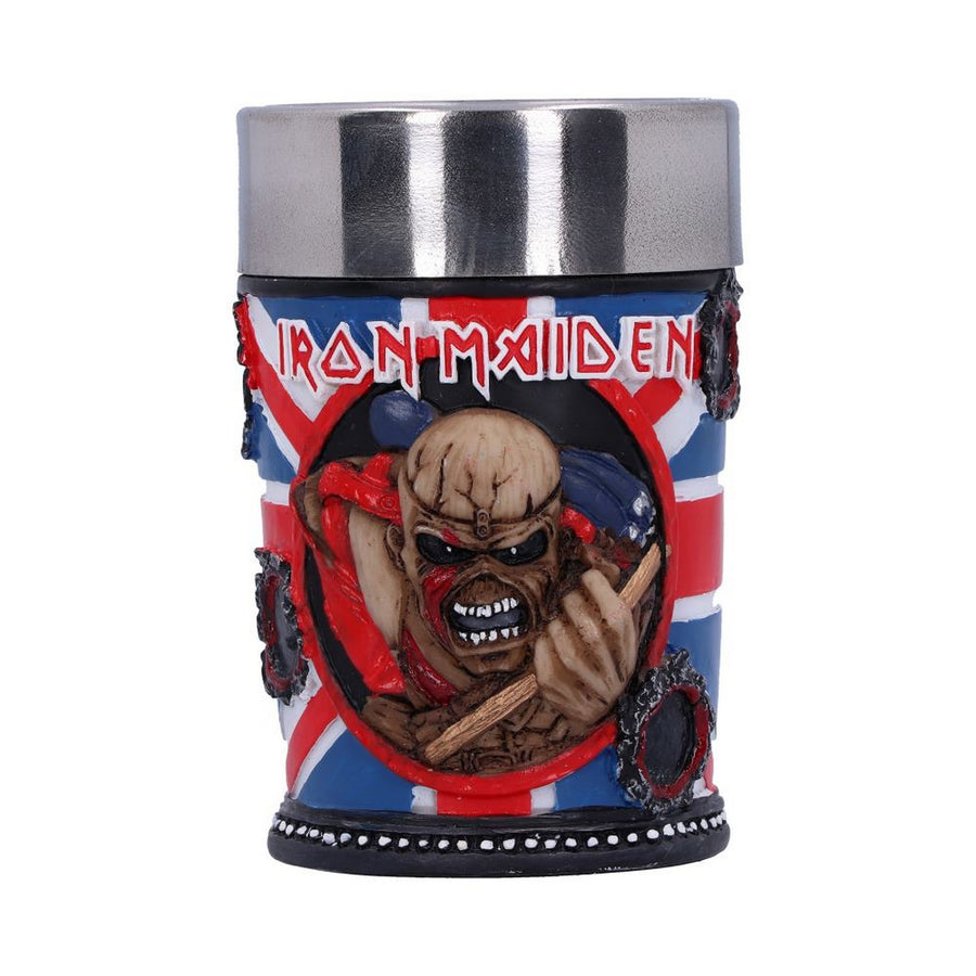 Iron Maiden Eddie The Trooper Shot Glass Officially Licensed Merchandise B4126M8
