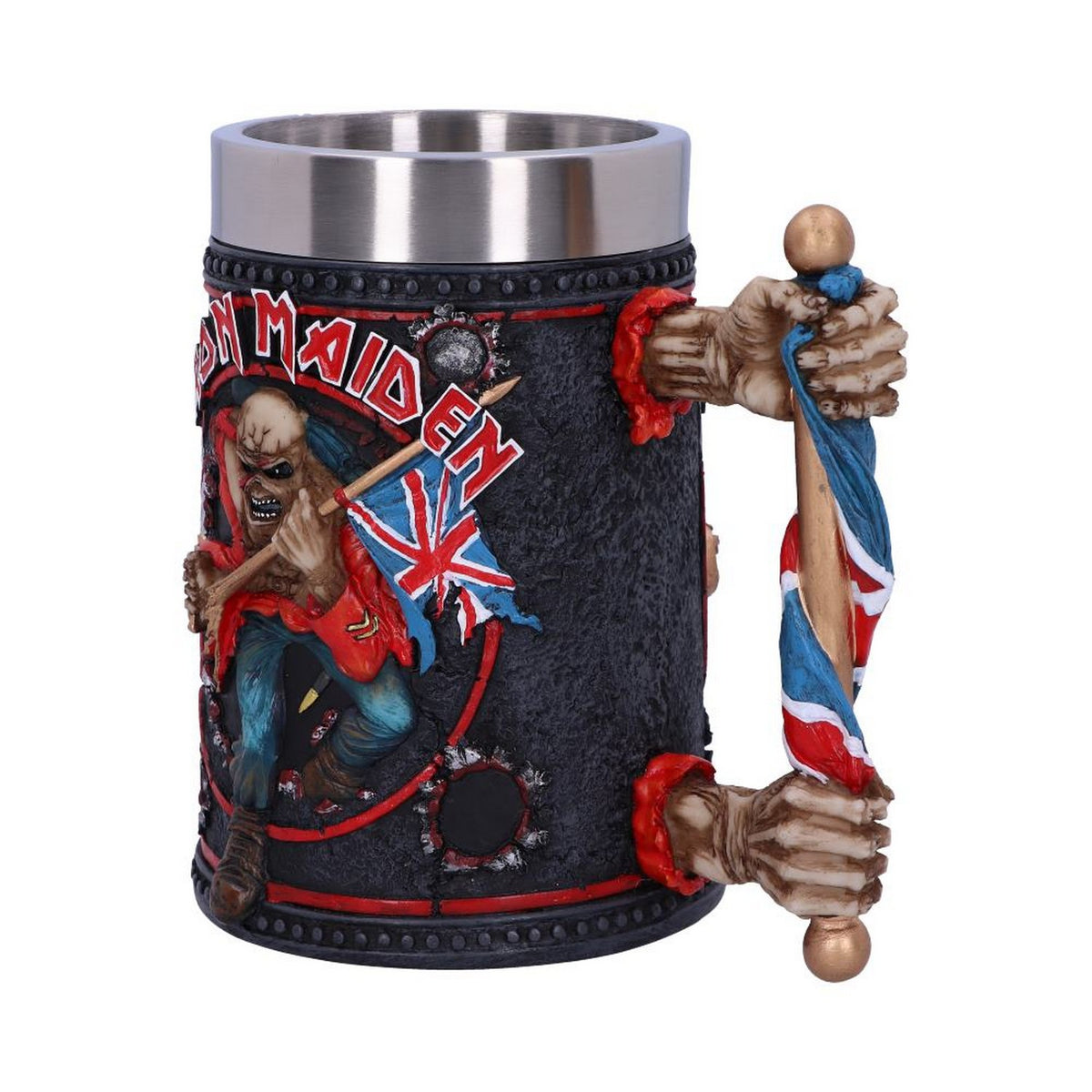 Iron Maiden Eddie The Trooper Tankard Mug Officially Licensed Merchandise B4127M8