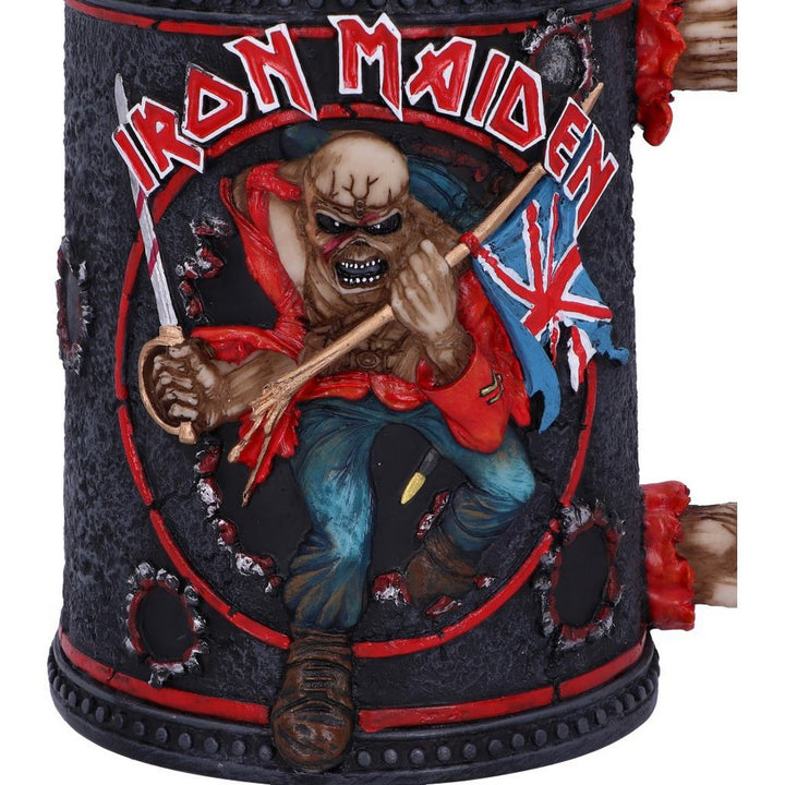 Iron Maiden Eddie The Trooper Tankard Mug Officially Licensed Merchandise B4127M8