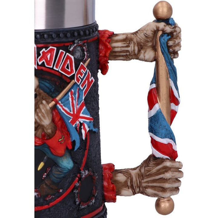 Iron Maiden Eddie The Trooper Tankard Mug Officially Licensed Merchandise B4127M8