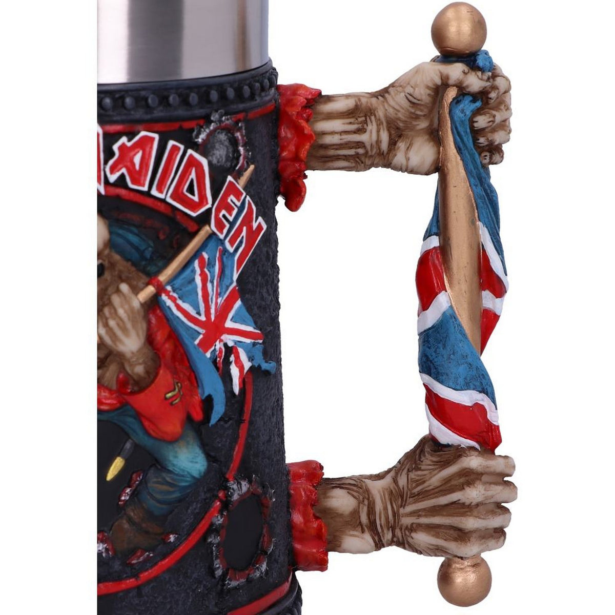 Iron Maiden Eddie The Trooper Tankard Mug Officially Licensed Merchandise B4127M8