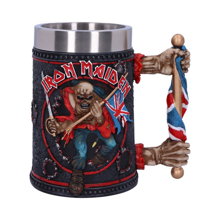 Iron Maiden Eddie The Trooper Tankard Mug Officially Licensed Merchandise B4127M8