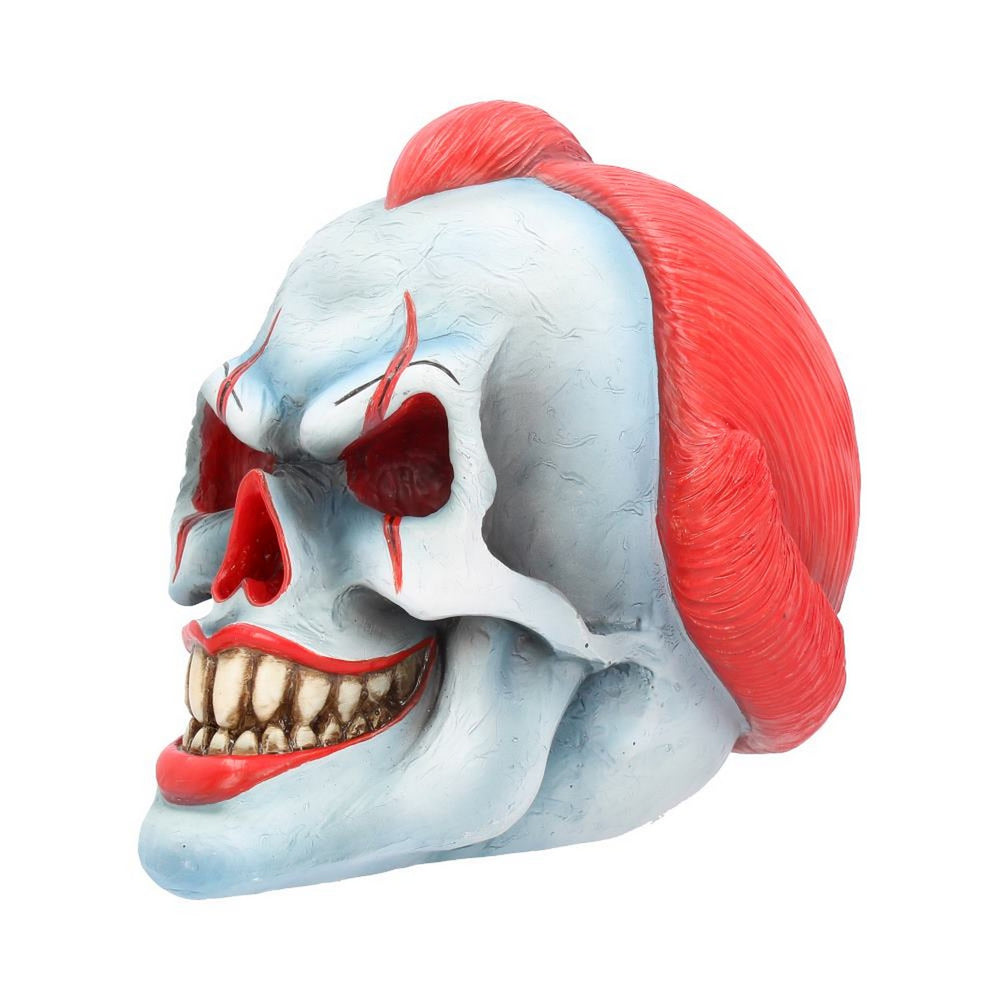 Play Time Skull Ornament Scary Horror Clown Head B4285M8