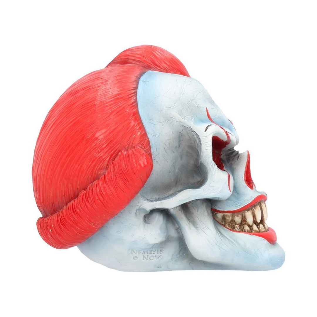 Play Time Skull Ornament Scary Horror Clown Head B4285M8
