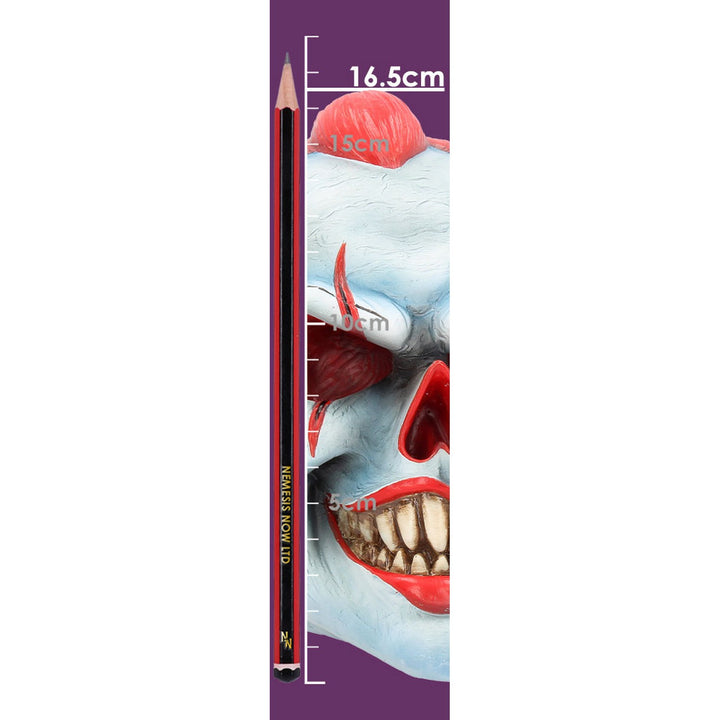 Play Time Skull Ornament Scary Horror Clown Head B4285M8