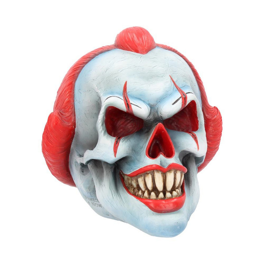 Play Time Skull Ornament Scary Horror Clown Head B4285M8