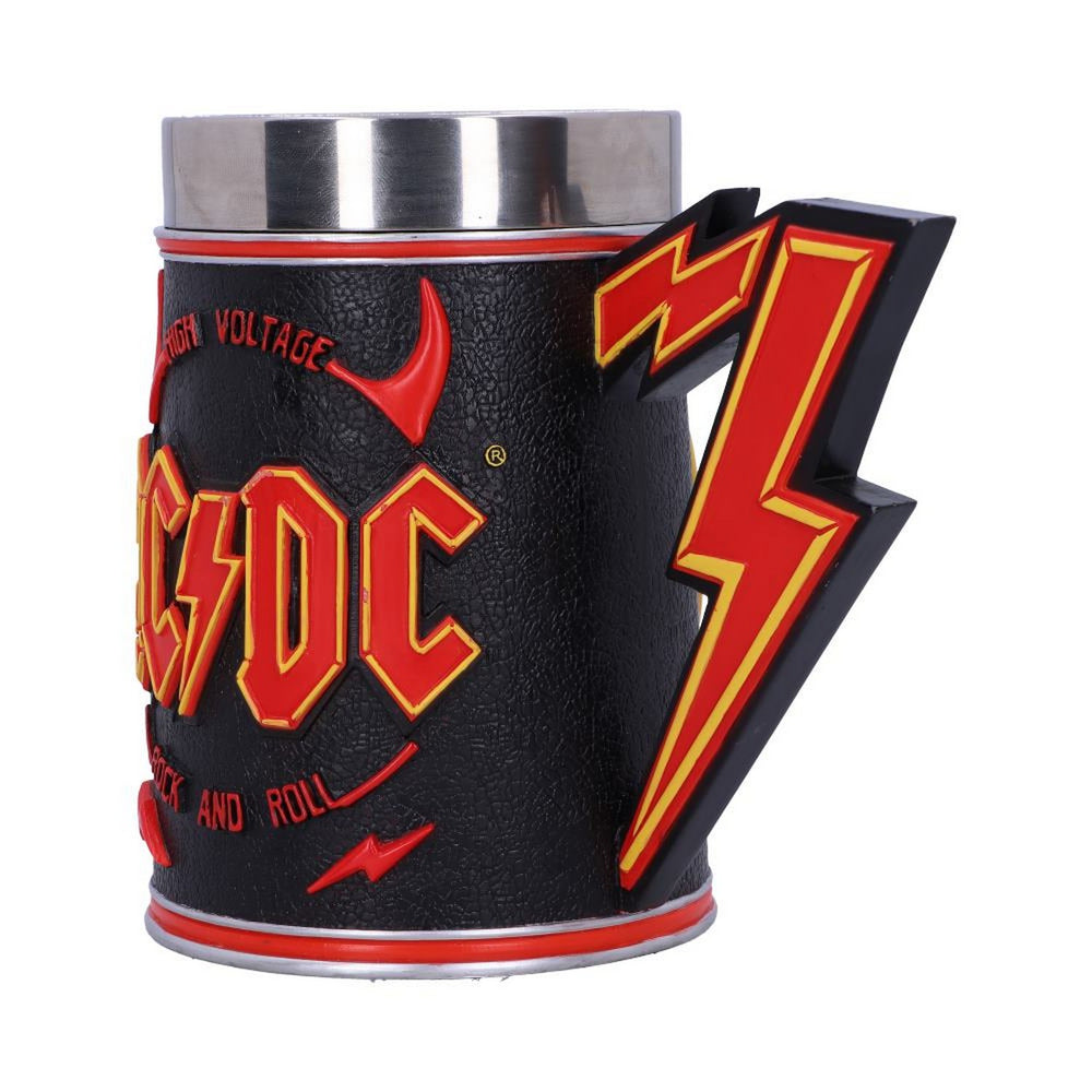 AC/DC High Voltage Rock and Roll Tankard Lighting Horns Mug B4295N9