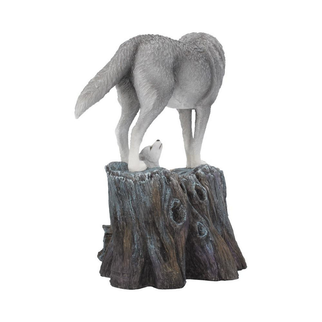 Guidance Ornament Wolf and Pup Figurine by Lisa Parker B4334M8
