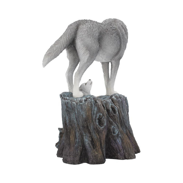 Guidance Ornament Wolf and Pup Figurine by Lisa Parker B4334M8