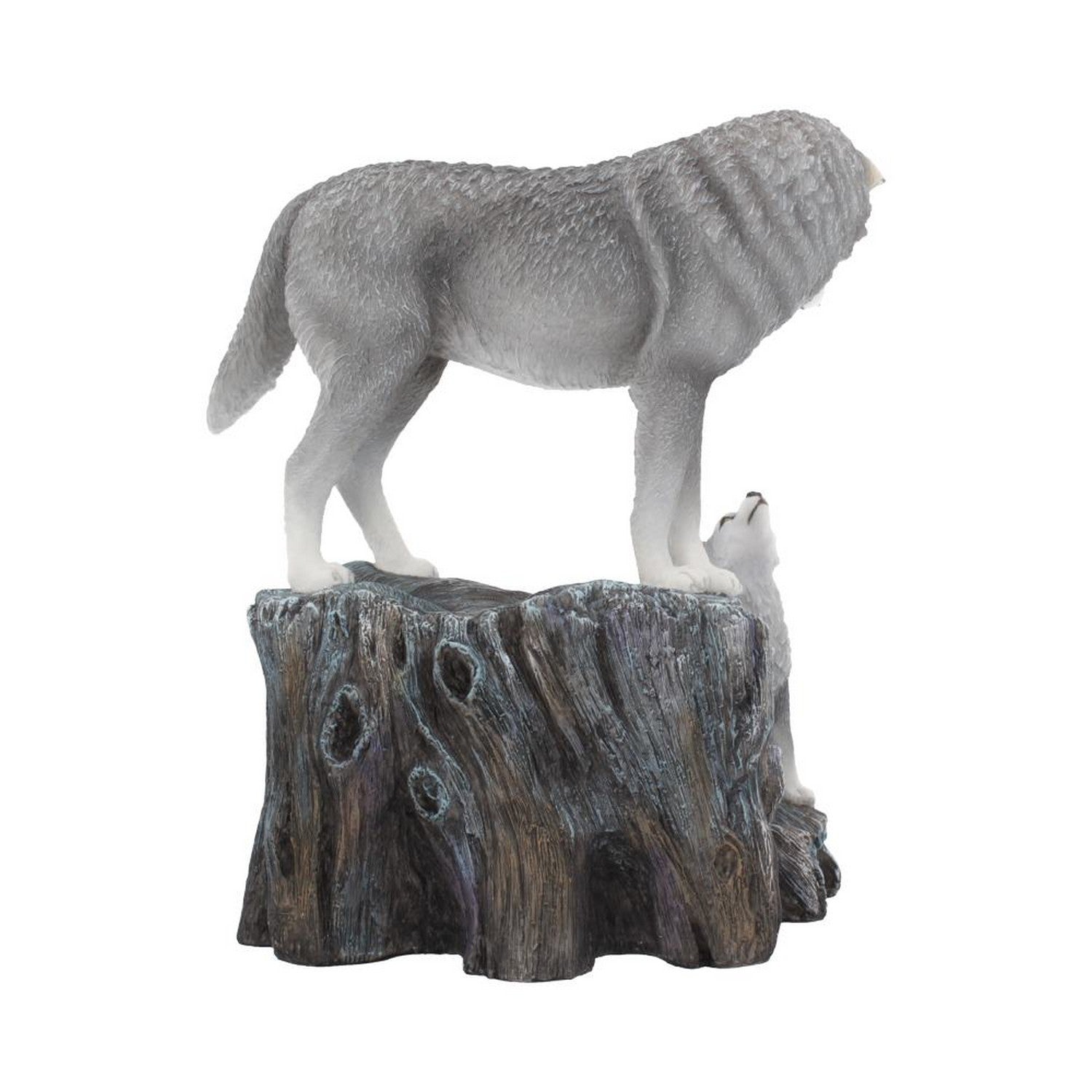 Guidance Ornament Wolf and Pup Figurine by Lisa Parker B4334M8