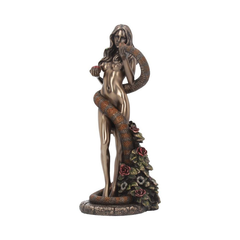 Original Sin Bronze Figurine Biblical Eve Snake Forbidden Fruit by James Ryman B4344M8