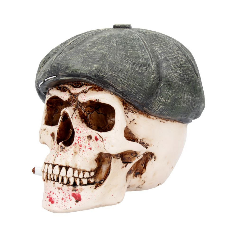 The Boss' Skull Wish His Flatcap Ornament  18.5cm B4365M8