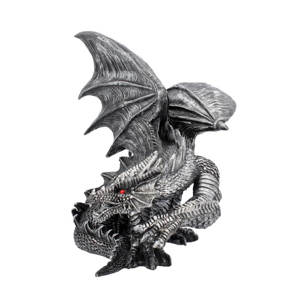 Nemesis Now Obsidian Dragon Figurine 25cm B4366M8