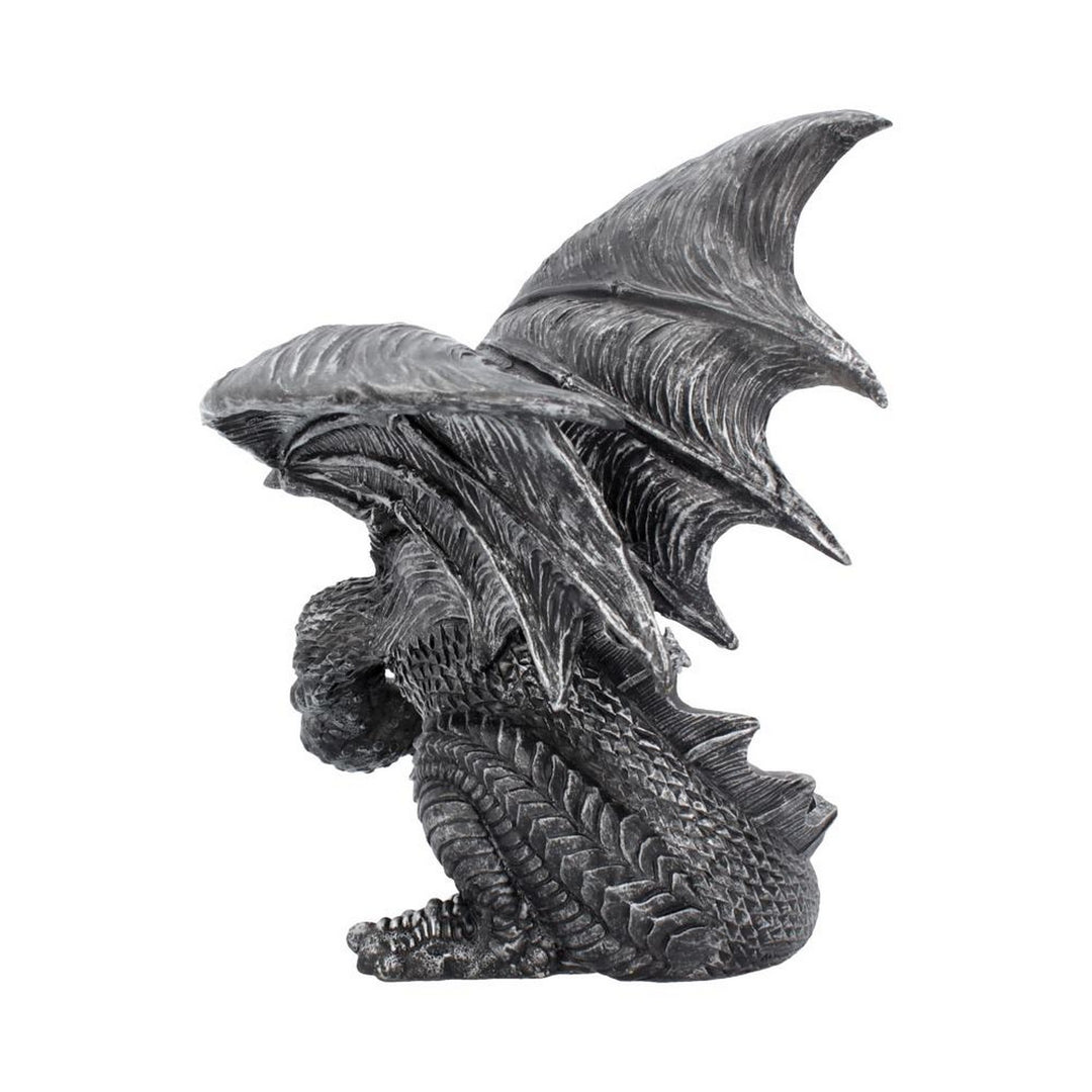 Nemesis Now Obsidian Dragon Figurine 25cm B4366M8
