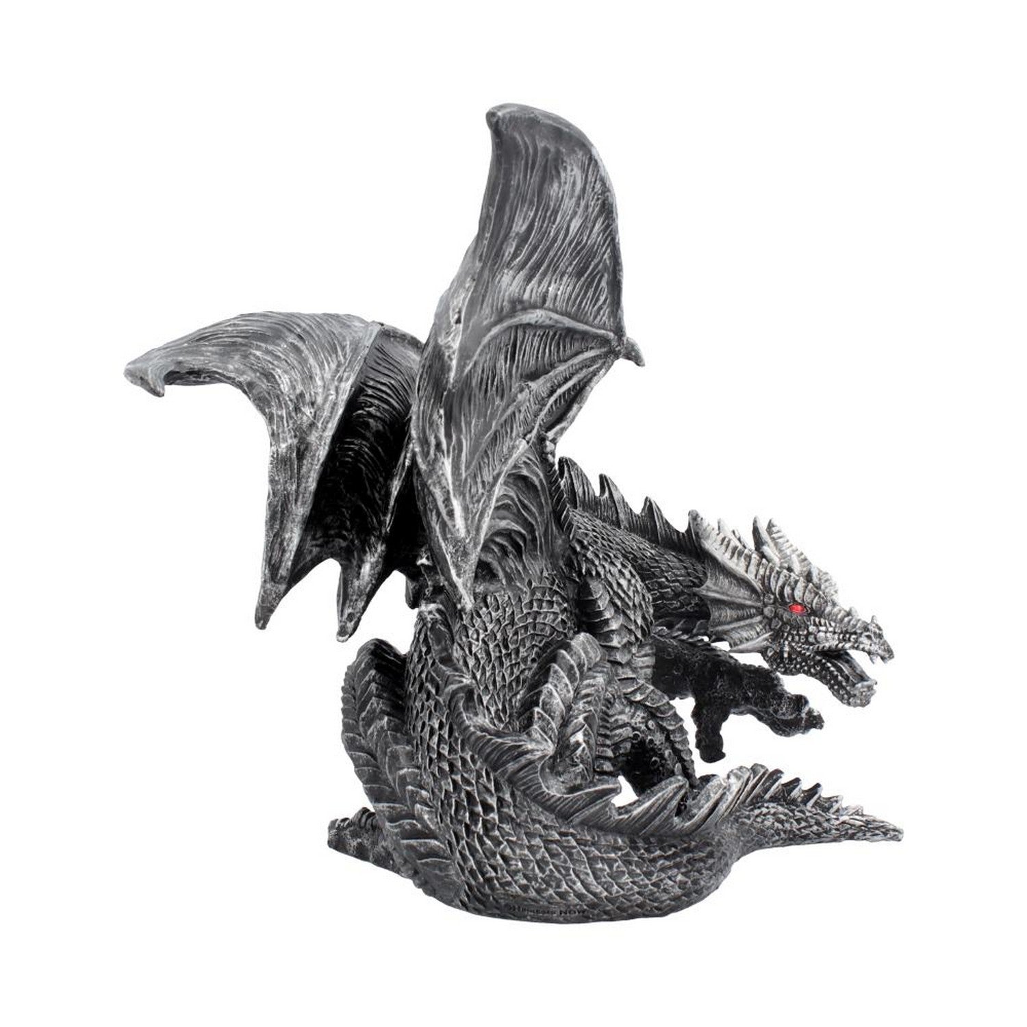 Nemesis Now Obsidian Dragon Figurine 25cm B4366M8