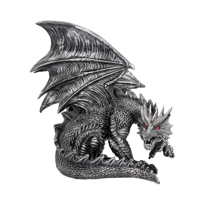 Nemesis Now Obsidian Dragon Figurine 25cm B4366M8