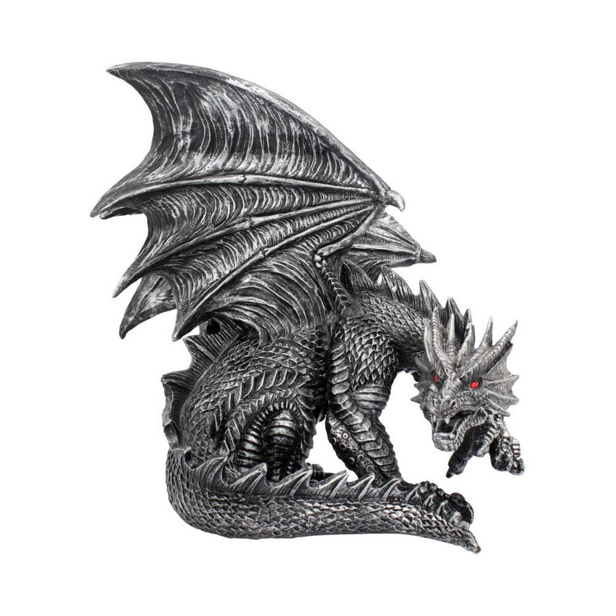 Nemesis Now Obsidian Dragon Figurine 25cm B4366M8