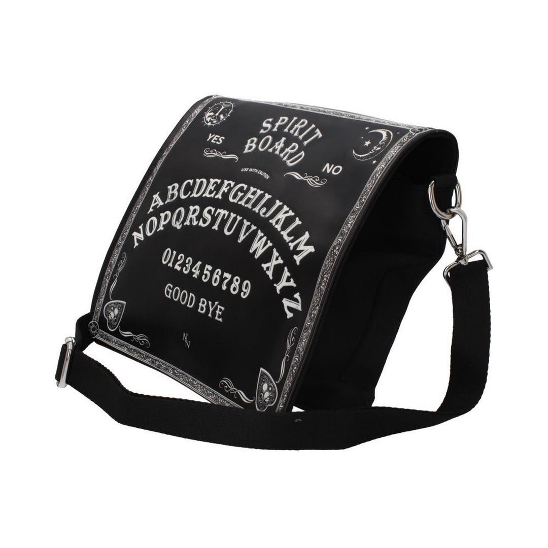 Nemesis Now Spirit Board Embossed Shoulder Tablet Bag Black 25cm B4369M8