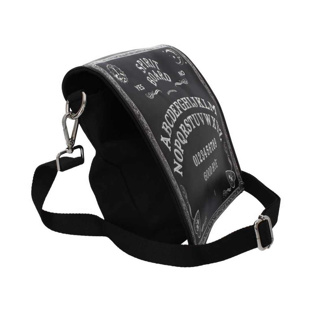 Nemesis Now Spirit Board Embossed Shoulder Tablet Bag Black 25cm B4369M8