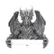 Obsidian Menacing Gothic Dragon Toilet Roll Holder B4431M8