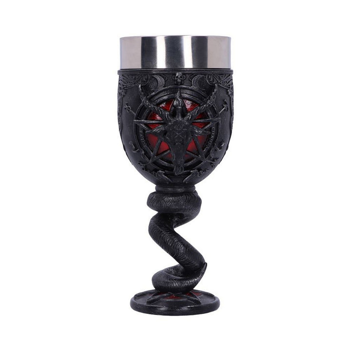 Baphomet Sabbatic Goat Diety Goblet 16cm B4476N9