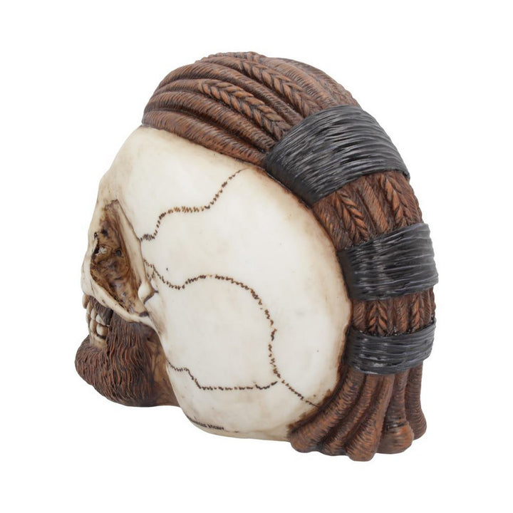 Ragnar Viking Skull Ornament 16cm B4477N9
