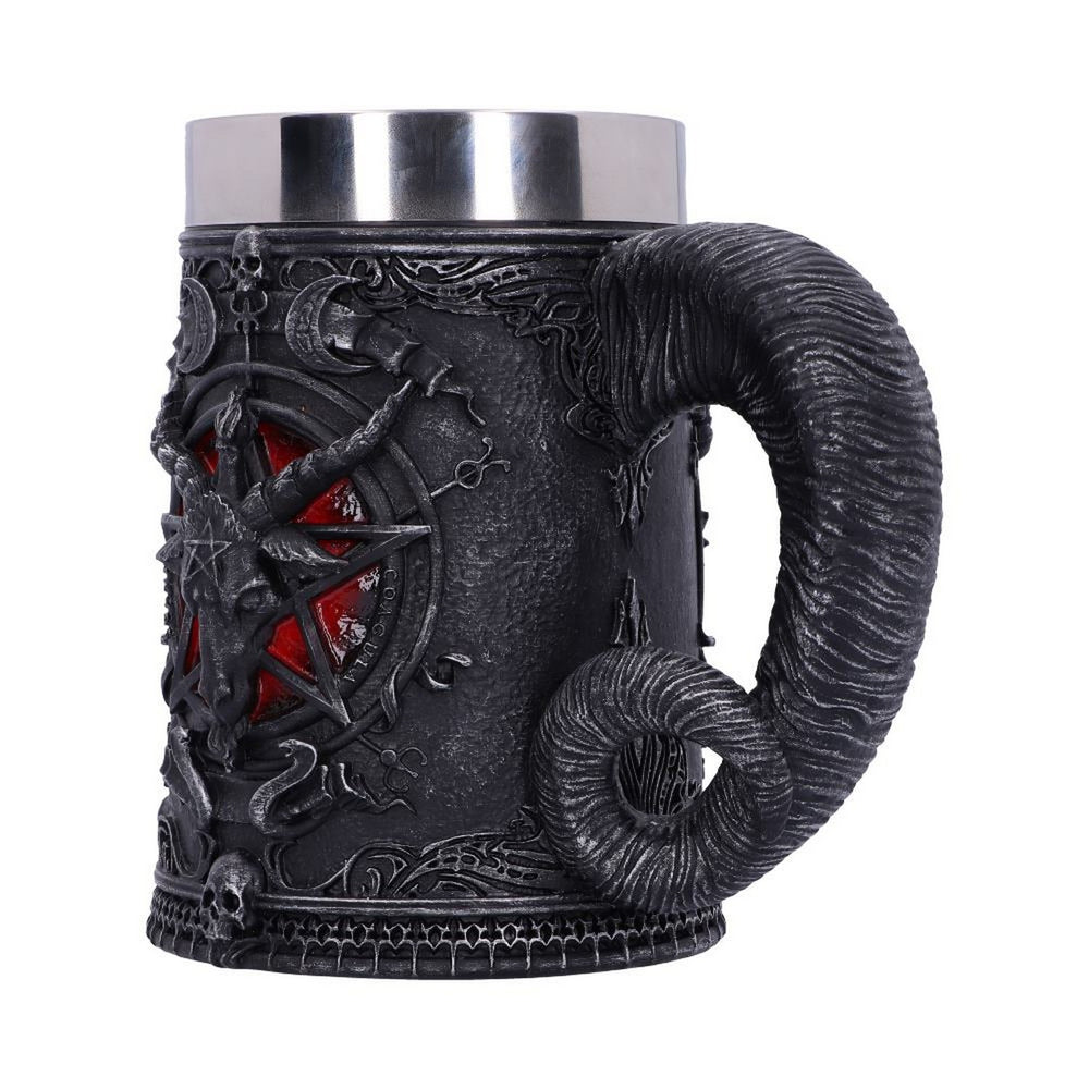 Baphomet Sabatic Goat Diety Tankard 16.5cm B4648N9