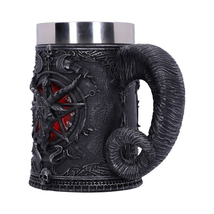 Baphomet Sabatic Goat Diety Tankard 16.5cm B4648N9