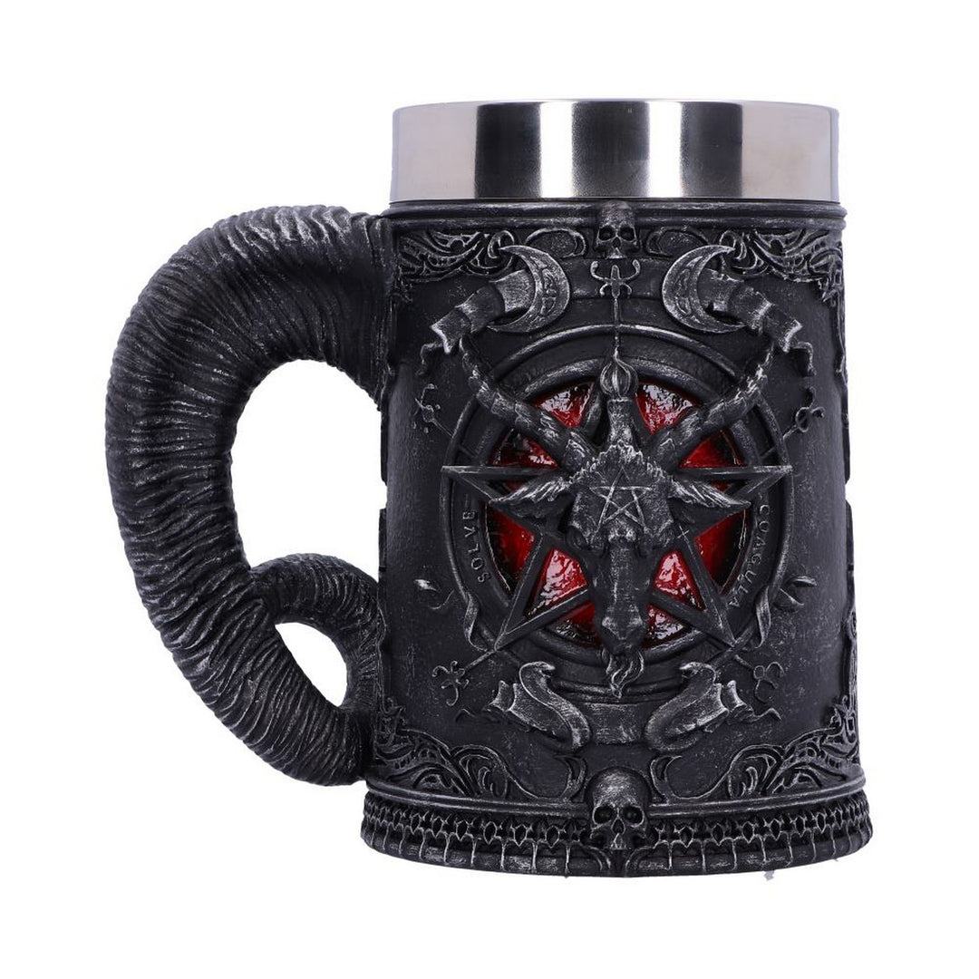 Baphomet Sabatic Goat Diety Tankard 16.5cm B4648N9