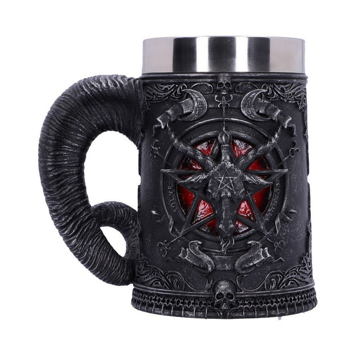 Baphomet Sabatic Goat Diety Tankard 16.5cm B4648N9
