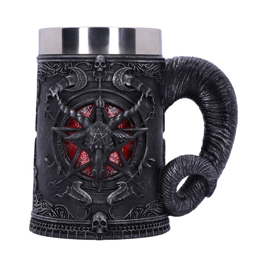 Baphomet Sabatic Goat Diety Tankard 16.5cm B4648N9