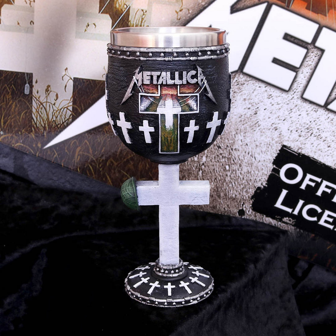 Metallica Master of Puppets Goblet Album Wine Glass B4682N9