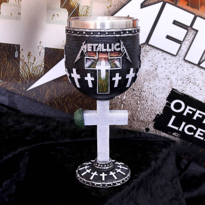 Metallica Master of Puppets Goblet Album Wine Glass B4682N9