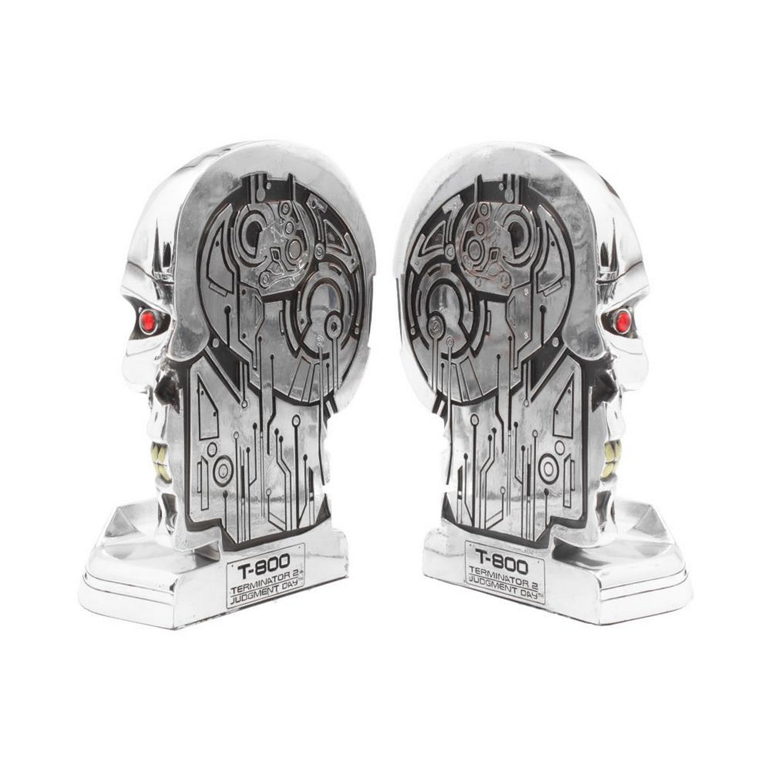T-800 Terminator 2 Judgement Day T2 Head Bookends B4693N9