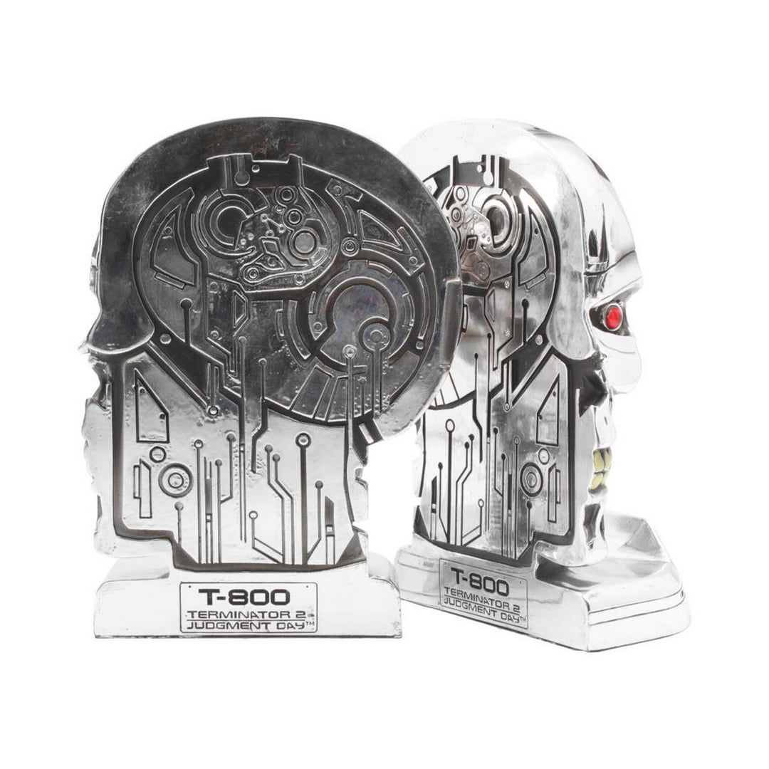 T-800 Terminator 2 Judgement Day T2 Head Bookends B4693N9
