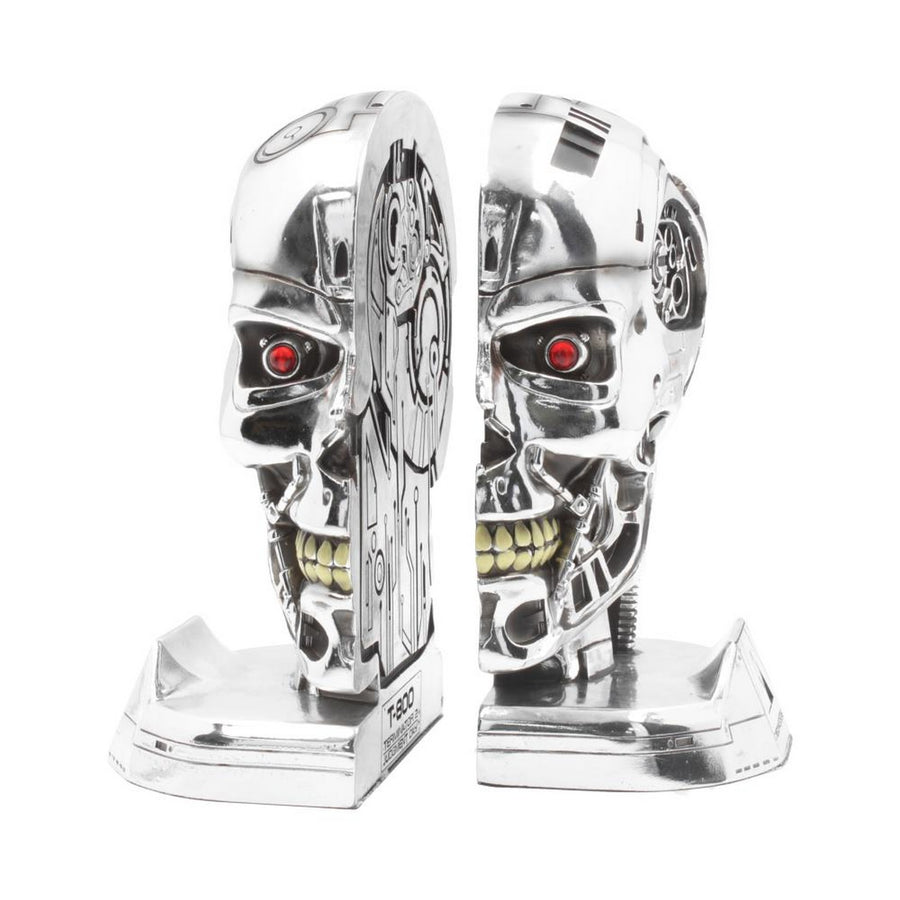 T-800 Terminator 2 Judgement Day T2 Head Bookends B4693N9