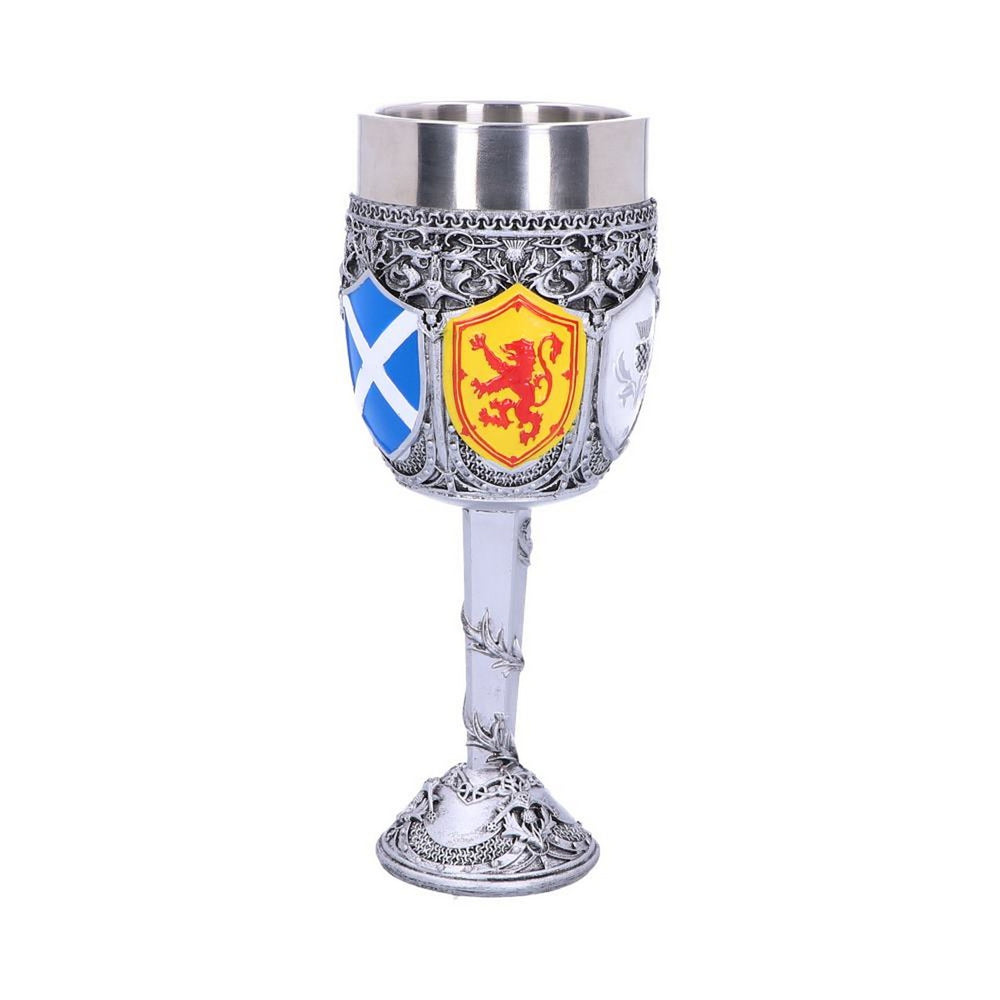 Goblet of the Brave Scottish Shield Glass B4697P9