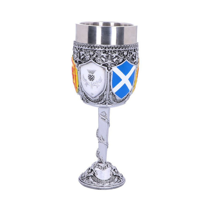 Goblet of the Brave Scottish Shield Glass B4697P9