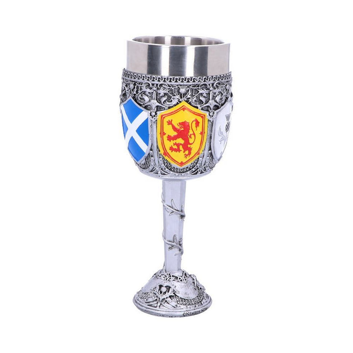 Goblet of the Brave Scottish Shield Glass B4697P9