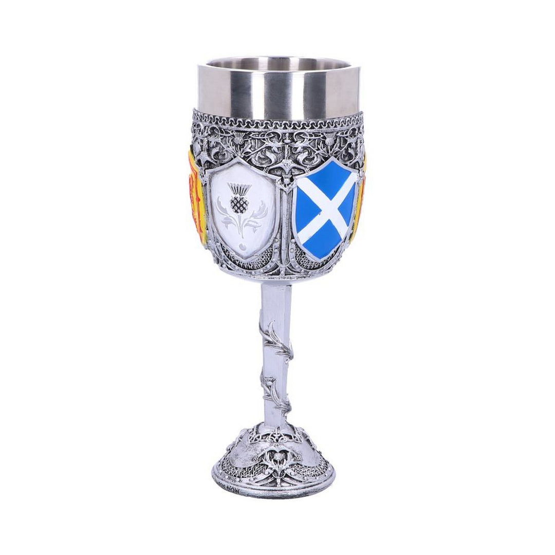 Goblet of the Brave Scottish Shield Glass B4697P9
