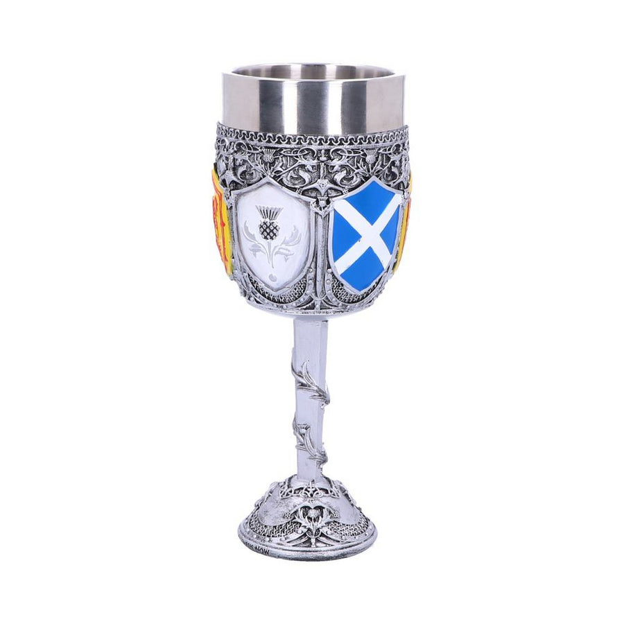 Goblet of the Brave Scottish Shield Glass B4697P9