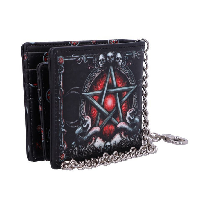 Exclusive Triple Horn Baphomet Walllet B4704P9