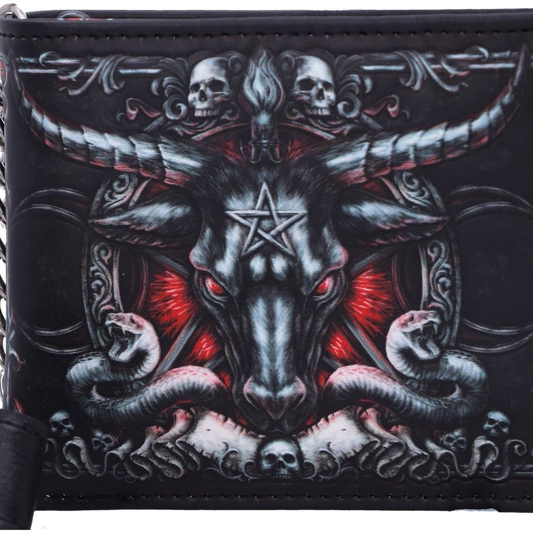 Exclusive Triple Horn Baphomet Walllet B4704P9