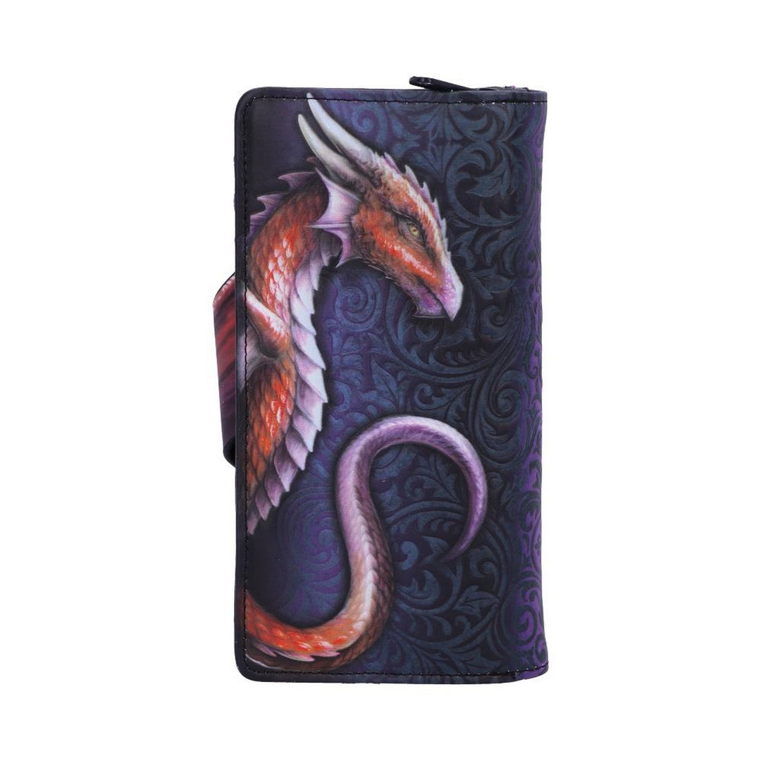 Take Flight Flying Gold Dragon Embossed Purse B4705P9