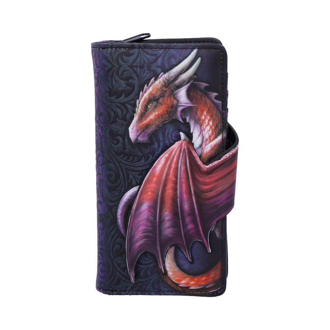Take Flight Flying Gold Dragon Embossed Purse B4705P9