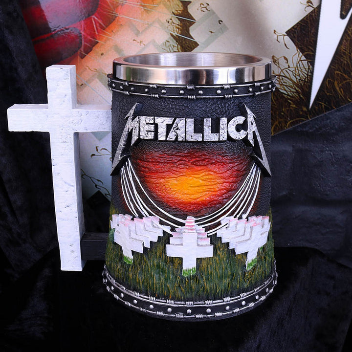 Officially Licensed Metallica Master of Puppets Album Tankard B4706N9