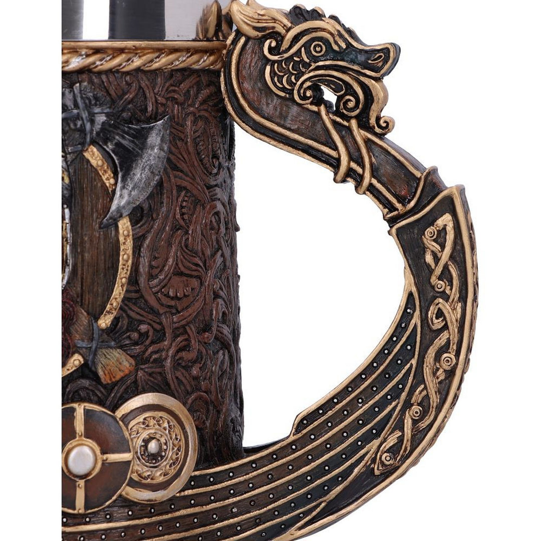 Drakkar Viking Dragon Boat Tankard B4723P9