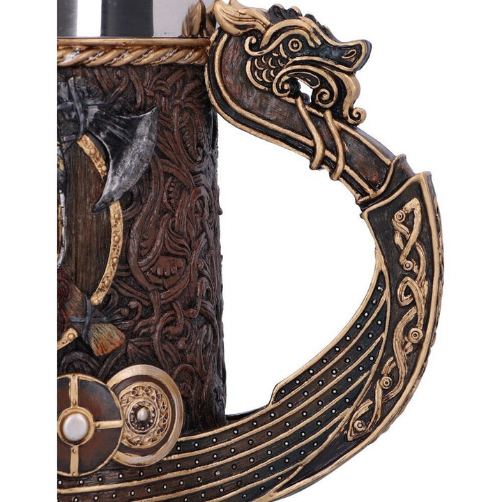 Drakkar Viking Dragon Boat Tankard B4723P9