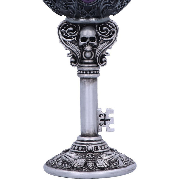 Edgar Allen Poe Nevermore Raven Goblet B4725P9