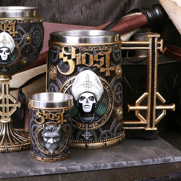 Licensed Ghost Papa Emeritus III Gold Tankard B4857P9